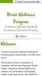 Mobile Screenshot of brainwellnessprogram.com