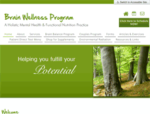 Tablet Screenshot of brainwellnessprogram.com